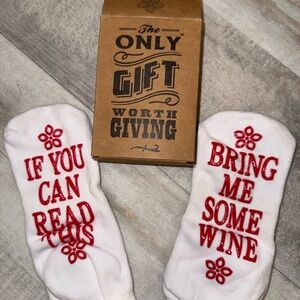 “Bring Me Some Wine” Socks